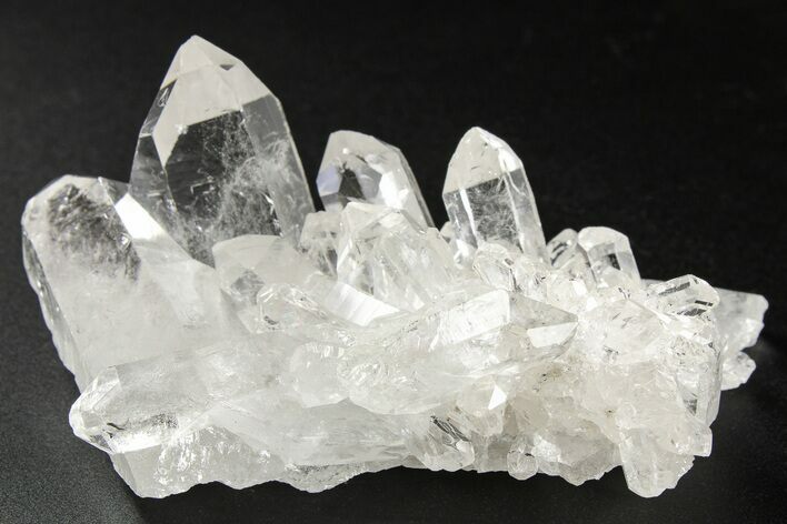 Clear Quartz Crystal Cluster - Brazil #258927